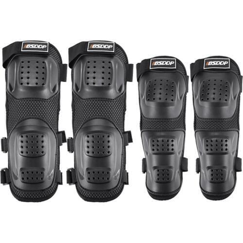 Adult Motorcycle Sports Knee Shin Elbow Protector Pads Motorbike Bike Racing Guards Skating Armor Gear Accessories
