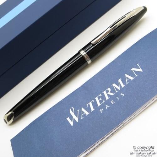 Waterman Carene Lacquer Black Roller Pen | İsme Special Pen | Gift Pen