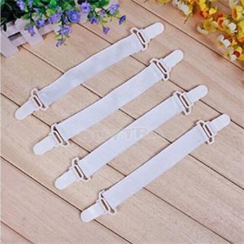 Hot Sale 4Pcs/set Bed Sheet Mattress Cover Blankets Grippers Clip Holder Fasteners Elastic Set