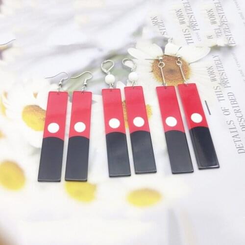 Tokyo Avengers Izana Kurokawa Anime Acrylic Earrings Cosplay Accessories Hanafuda Drop Earrings for Women Fashion Jewelry