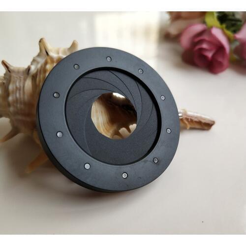 20pcs 1-29mm Amplifying Diameter Metal Zoom Adjustable Optical Iris Diaphragm Aperture Condenser for Digital Camera Microscope