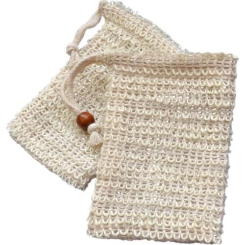 3 Styles Soap Bag Neatening Mesh Soap Saver Pouches Holder For Shower Bath Foaming Sisal Shower Soap Bag LX2460
