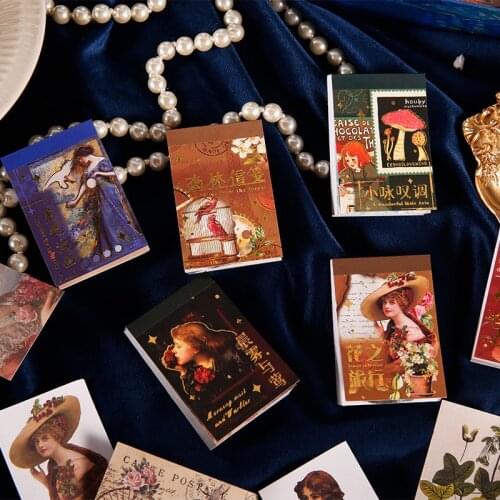 50 Sheets Fairy Tale Girl Decorative Ins Stickers Scrapbooking Stick Label Diary Album Stationery Painting Sticker Accessories