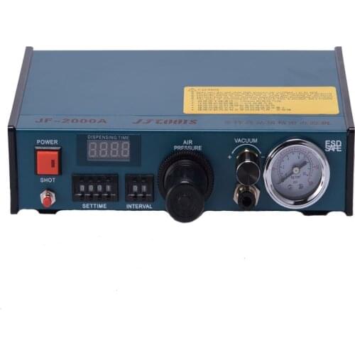 AB Hot Melt Triaxial Injection Glue Machine 50W Fully Automatic Digital Display 220V/110V Pneumatic Dispenser JF-2000A