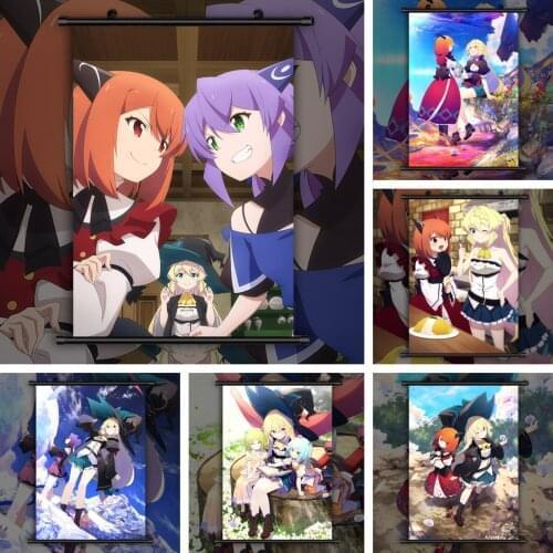 WTQ Anime Posters Aizawa Azusa Raika Flatorte Anime Manga Wall Decor Wall Art Picture for Living Room Decoration Home Deco