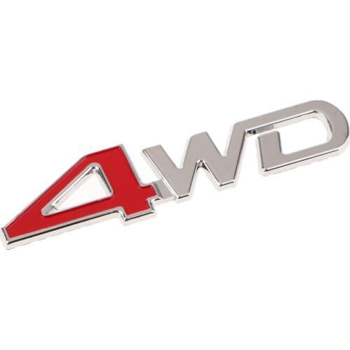 Car Truck Motor Body Decal 3D ''4WD'' 4 Wheel Drive Waterproof Sticker
