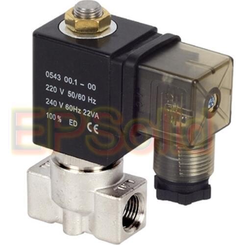 Free Shipping 1/4'' Ports 5231 Series High Pressure & Temperature Water Solenoid Valve 30Bar Model 1PC-5231002S