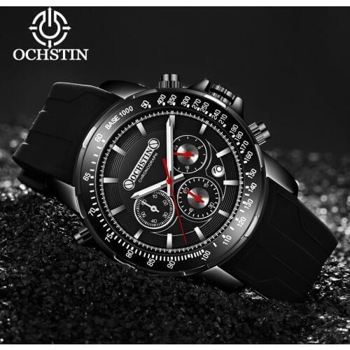 New Relogio Masculino OCHSTIN Quartz Watch Men Top Brand Luxury Leather Mens Watches Fashion Casual Sport Clock Men Wristwatches