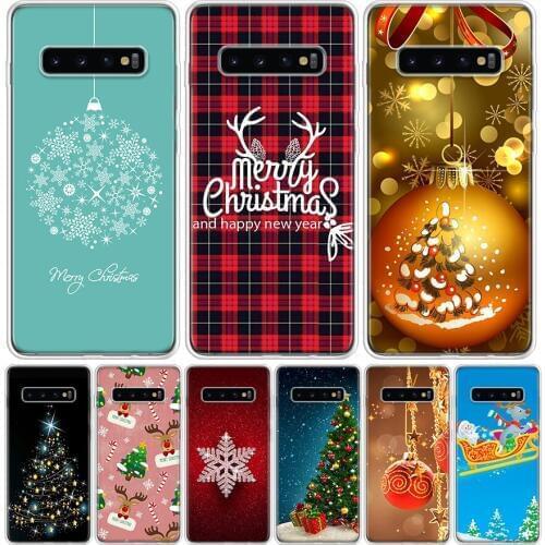 Merry Christmas decoration Cover Phone Case For Samsung Galaxy A51 A71 A50 A10 A20E A30 A40 A70 M30S A01 A21 A6 A7 A8 A9 Plus
