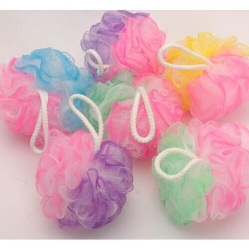 Flowers large shower bath Flowers bath ball bubble bath brush color of flower into the ball bathe rub Scrubbers LX1024