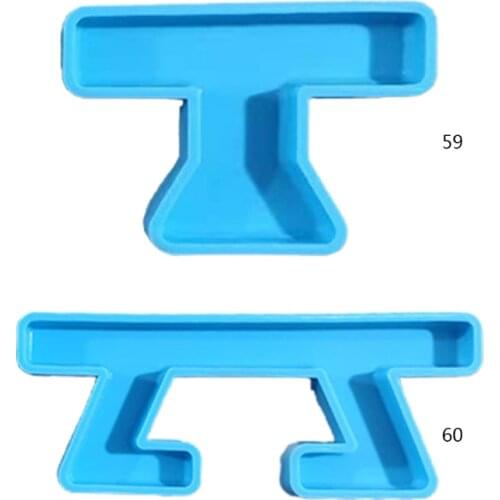 Single/Double Handle Epoxy Resin Mold Hanging Pendants Silicone Mould DIY Crafts Decorations Ornaments Casting Tools