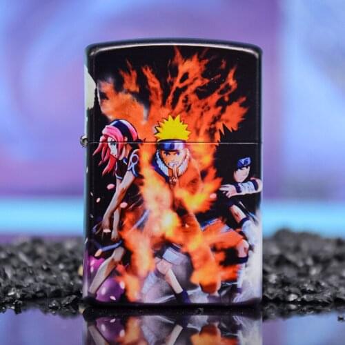 Zorro Kerosene Lighter Original Pure Copper Color Printing Classic Cartoon Pattern Business Gift Outside Tool