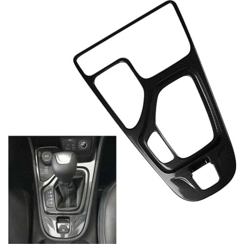NEW-ABS Car Central Gear Shift Knob Panel Frame Cover Trim for Jeep Cherokee KL 2014 2015 2016 2017 2018