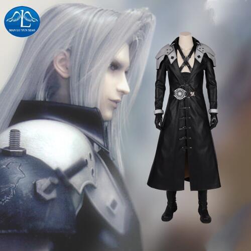 Anime Final Fantasy Cosplay Costumes Sephiroth Cosplay Costume Uniforms Halloween Party Game Cosplay Costume Customized Unisex