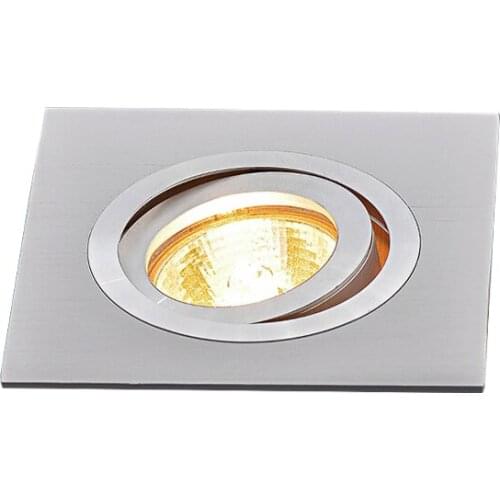 Square Aluminum downlight spotlight ceilinglamp MR16 GU10 Pinker6030