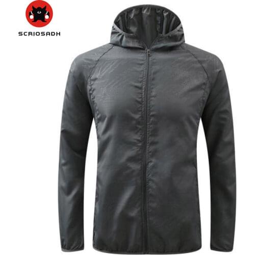 2019 Summer Outdoor Sports Men Quick-drying Breathable Sun-Protective Jacket Outdoor Windbreaker Fishing Hiking Camping Jacket