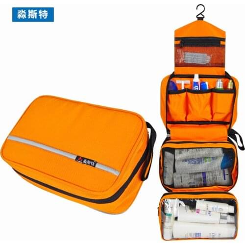 Wall-mounted Oxford cloth toiletry bag three-in-one portable travel supplies storage bag cosmetic bag