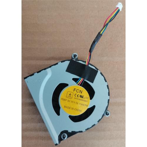 Original CPU fan for DELL Latitude 14 Ruggedized (5404 5414) DFS180005000T FGBF 5V 0.5A 9.6CFM CT3GT 0CT3GT 13NJ-1GP1601