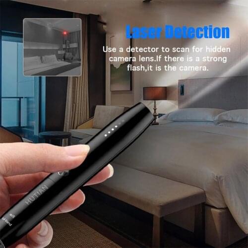 Hidden Cam Pen Anti Spy Camera Detector Bug Wireless RF Signal Finder Audio GSM Anti GPS Car Tracking Wiretapping Scanner
