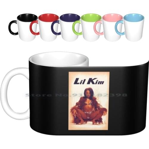 The Queen Bee-Tch 90s Hiphop Retro Fashion Design Ceramic Mugs Coffee Cups Milk Tea Mug 90s 90s Fashion Model 90s Retro Fashion