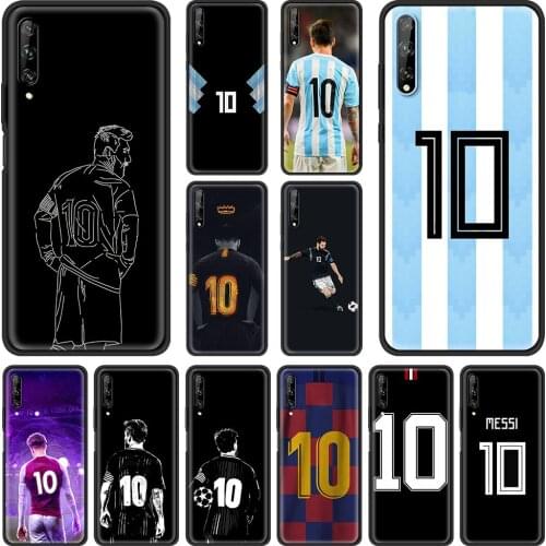 10 Football Player Phone Case Cover Bag For Huawei P30 Pro P40 Lite E P Smart Z Y6 Y7 2019 Silicone TPU Shockproof Shell Fundas