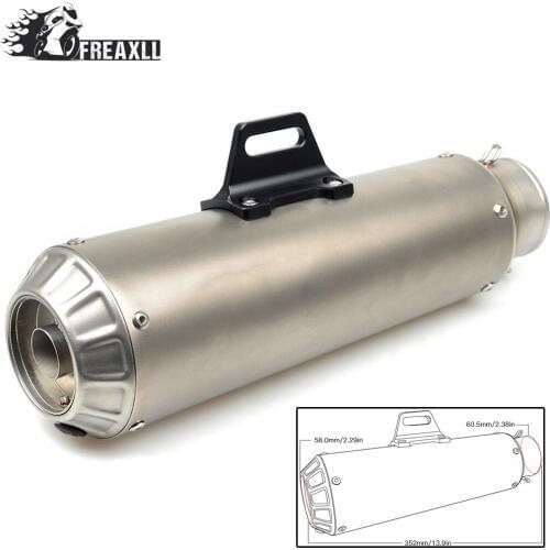 Universal 36-51mm MOTORCYCLE EXHAUST MUFFLER SCOOTER GP PIPE DIRT PIT BIKE For honda shadow 600 bmw f800r honda xadv