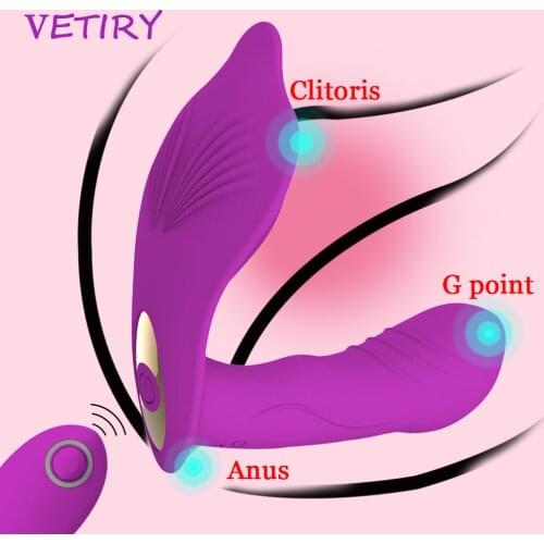 Remote Control Wearable Dildo Vibrator 10 Speeds Panties Vibrators G Spot Clit Stimulate Sex Toys for Women Orgasm Masturbator