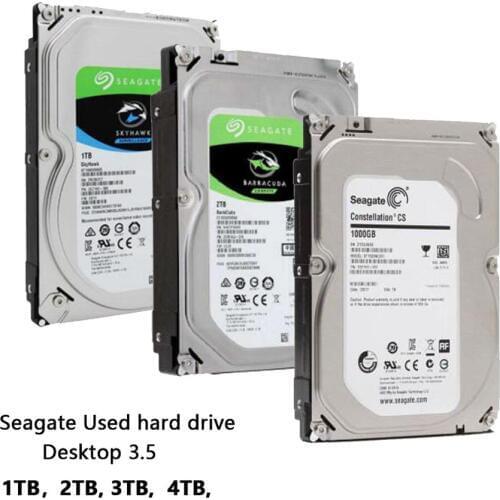 Seagate 1TB 2TB 3TB 4TB Desktop PC 3.5" Internal Mechanical Hard disk SATA 3Gb/s-6Gb/s HDD 5900-7200RPM 64MB/128MB Buffer(Used)