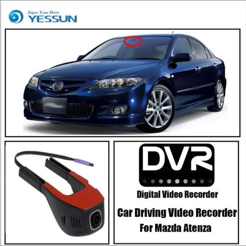 YESSUN for Mazda Atenza Car Driving Video Recorder DVR Mini Control APP Wifi Camera Registrator Dash Cam Original Style