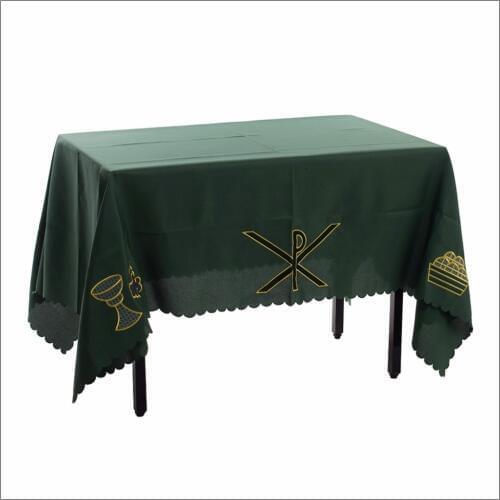 1pc Church Altar Table Cloth Communion Table Runner with PX Chalice Pattern