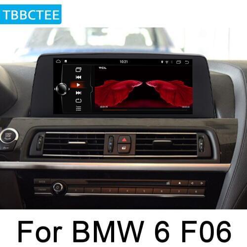 For BMW 6 Series F06 2013~2017 NBT Android Multimedia Car DVD Navi Player GPS Map Audio Stereo HD Touch Screen all in one wifi