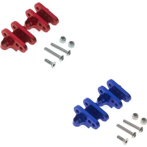 2Pcs Metal Front Rear Lower Shock Absorber Mount Bracket for LOSI LMT 4WD Monster Truck RC Car Upgrade Parts