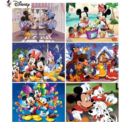 Disney Diamond Painting Full Square/Round Drill 5D DIY "Cartoon Mickey Mouse" Daimond Embroidery Rhinestone Cross Stitch Decor