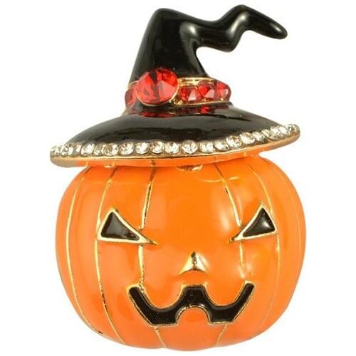 Halloween Brooches Women Men Boy Girl Child Mujer Femme Pumpkin Metal Pins Fruit Broches Para As Mulheres Brooch Jewelry Spilla