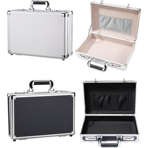 Aluminum Alloy Tool Case Outdoor Vehicle Code Toolbox Portable Safety Equipment Case Business Advisory Man Suitcase Briefcase
