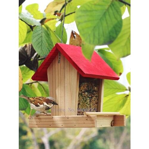 Creative bird Feeder outdoor Hanging on the tree Rainproof field Bird house Garden courtyard balcony decoration pigeon supplies