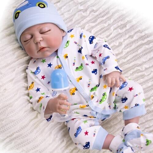 23inches 57CM Full Body SIlicone Reborn Babies doll bath toy lifelike newborn boy baby doll bonecas bebe reborn menino