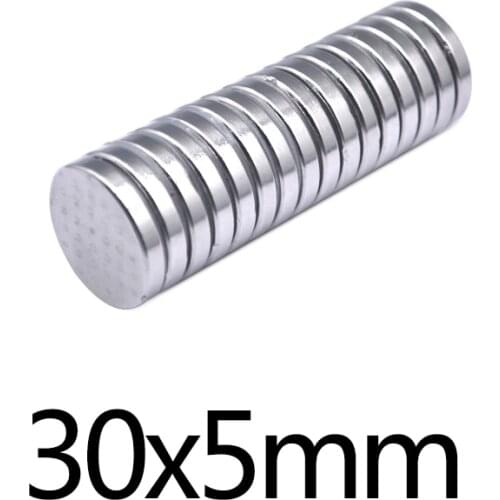 2/5/10pcs 30x5mm Super Powerful Strong Magnetic Magnets 30mmx5mm Permanent Neodymium Magnets 30*5mm