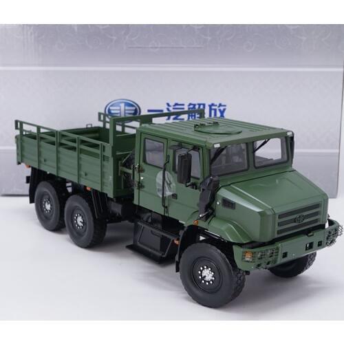 Alloy Model 1:24 Scale China FAW Jiefang MV3 Off-Road Military Tactical Truck Vehicles DieCast Toy Model Collection Decoration