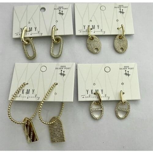 Fashion Charm Silver High Qulaity Soldier Card Drop Earrings Women Jewelry Dangle Earring 2021 Female Trend Piercing Earring