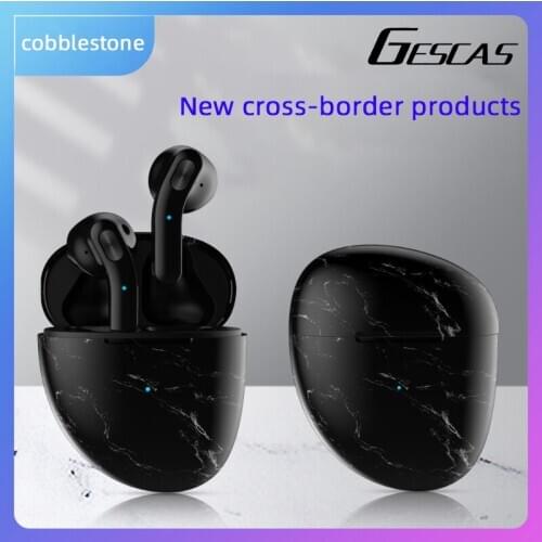GESCAS H32T Wireless Bluetooth5.0 Earphone Cobblestone Intelligent Bluetooth TWS Earphone For Android Ios Phone In Ear Earphone