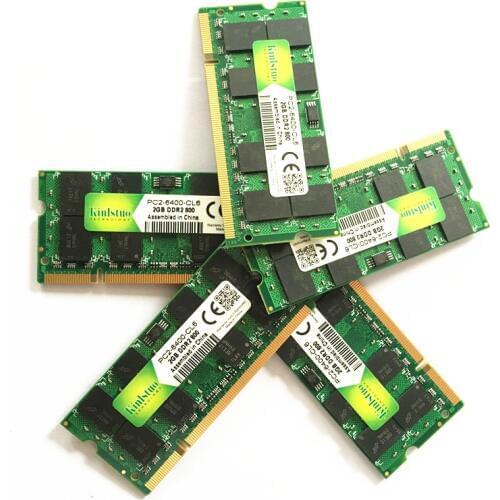 Laptop Sodimm DDR2 2GB 667MHz 800MHz PC-5300 6400 RAMs DDR2 2GB 800MHz Support all DDR2 notebook