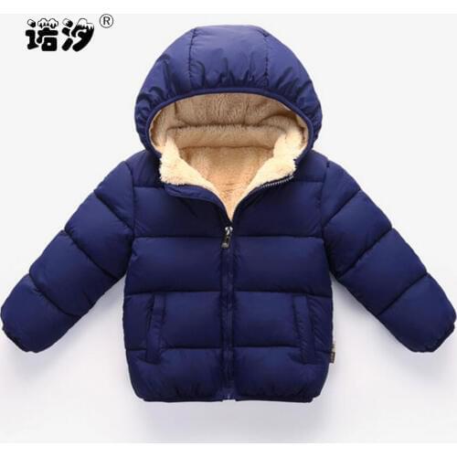 Baby boys clothes girls winter cotton jacket 1-5 Y baby girls cute coat baby warm comfortable outwear girls thicken tops child
