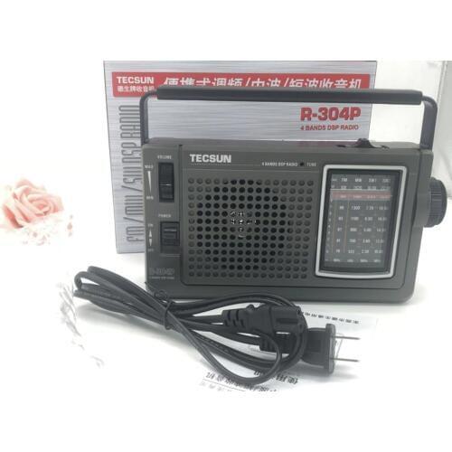 TECSUN R-304 R-304P High Sensitivity FM Radio MW/SW Radio Receiver Built-In Speaker For Elder Outdoor High Quality Digital Radio