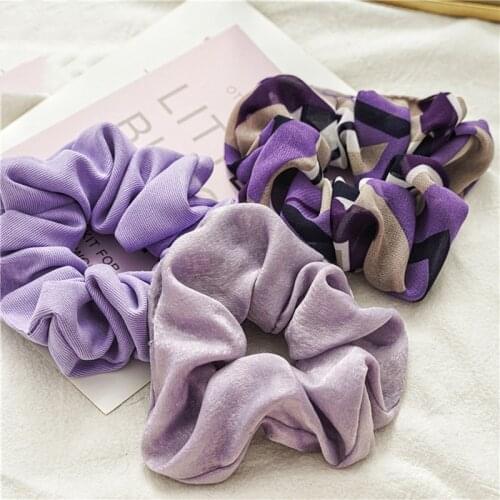 Hair Ring Ponytail Holder Fashion Scrunchies For Woman Girls Ponytail Ties Rope Elastic Hair Bands Korean Hair Accessories