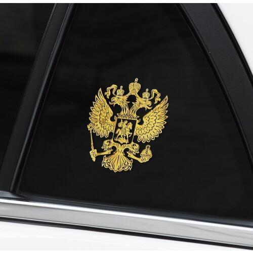 Russian Federation Eagle Emblem Car Sticker for opel insignia nissan juke xc60 vw mazda 3 audi a6 c6 subaru ibiza