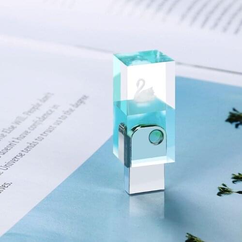 Handmade Snow Mountain USB Resin Molds Set with 8G USB Driver Epoxy Resin Mold Micro Landscape USB Mold Art Craft