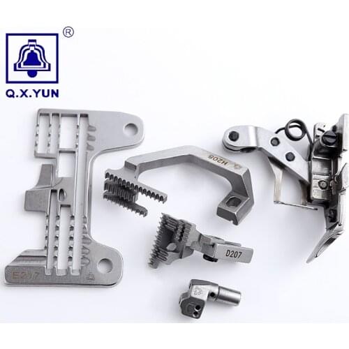 Q.X.YUN Sewing Machine For SIRUBA 757K-516M2 E217 Machine Oversealing Machine Parts H208/D207 Gauge Set