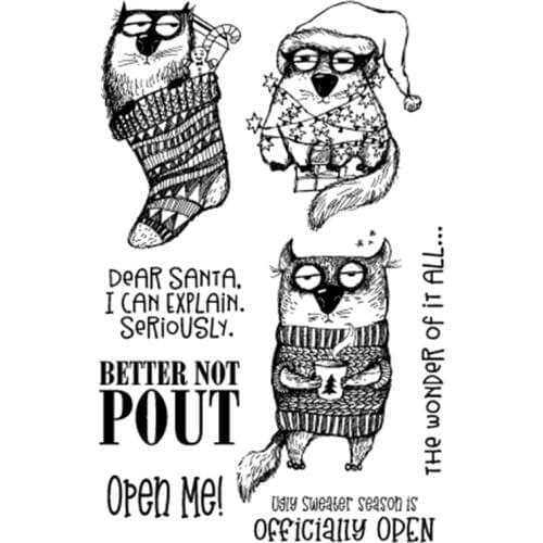 Better Not Pout Transparent Clear Silicone Stamp Seal for DIY scrapbooking photo album Decorative clear stamps