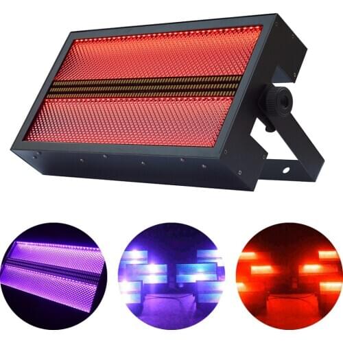 144LEDs SMD 5050 Led Strobe Light Rotating Voice Activated LED Stage Effect Lights Party Festa Disco Stroboscope DMX512 Control